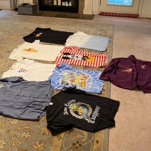 Lot of 9 Vintage Disney Tshirts M-XL $75